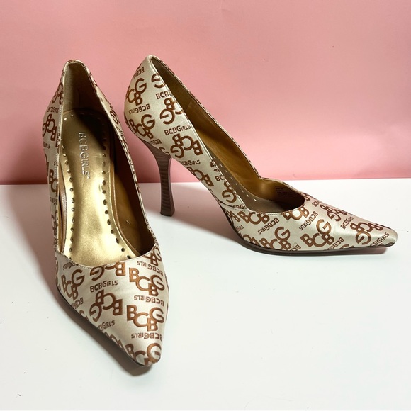 Vintage Y2K 2000s mcbling BCBG girls heels - Picture 1 of 5